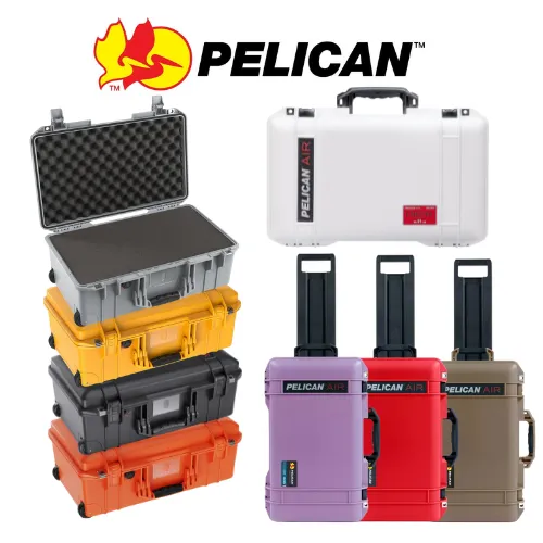 Pelican 1535 Wheeled Air Carry-On Case With Foam - Limited Lifetime Local Warranty