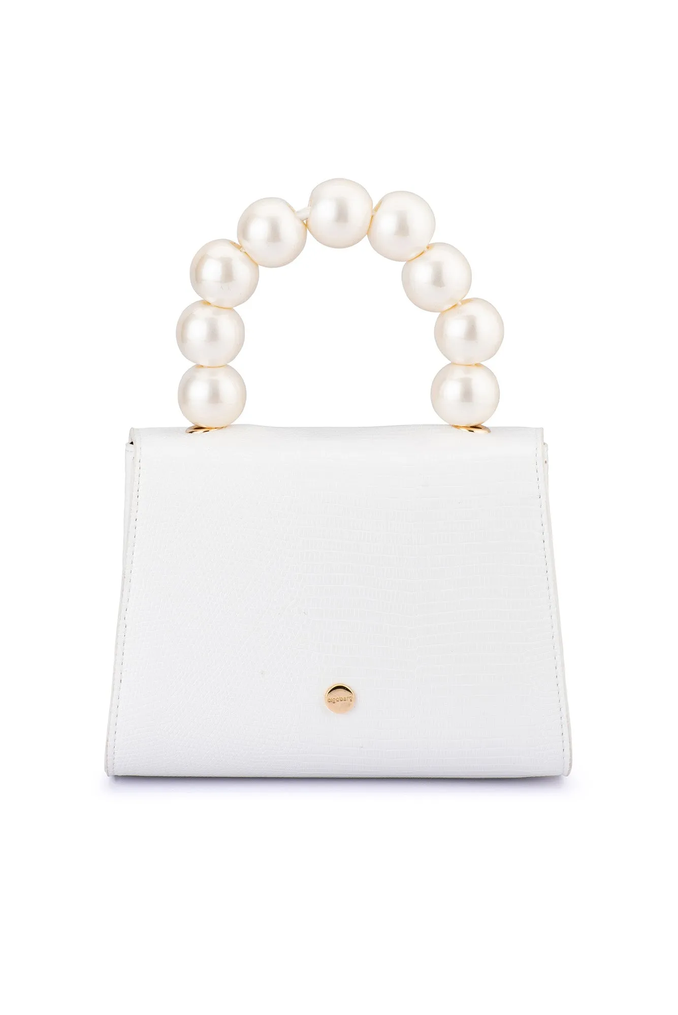 Peta White Pearl Bag