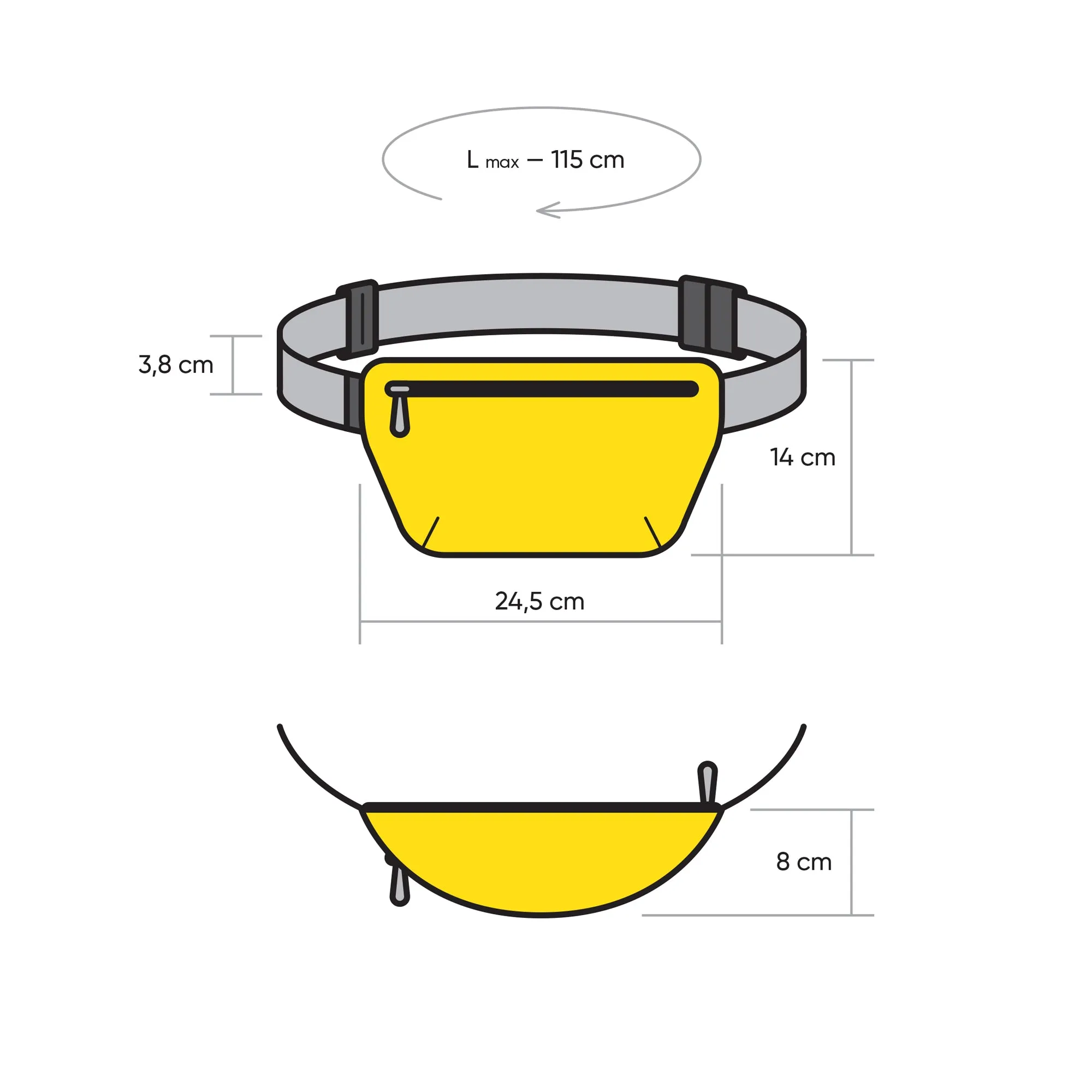 Piet Mondrian Bag Belt