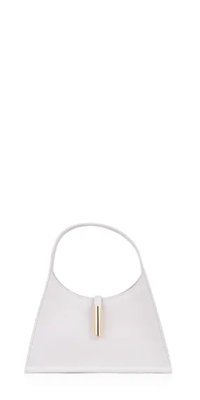 Pointy Mini Bag Cream Leather