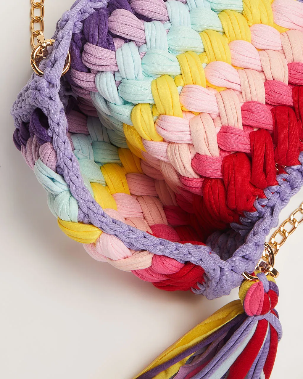 Resort Only Braided Top Handle Bag