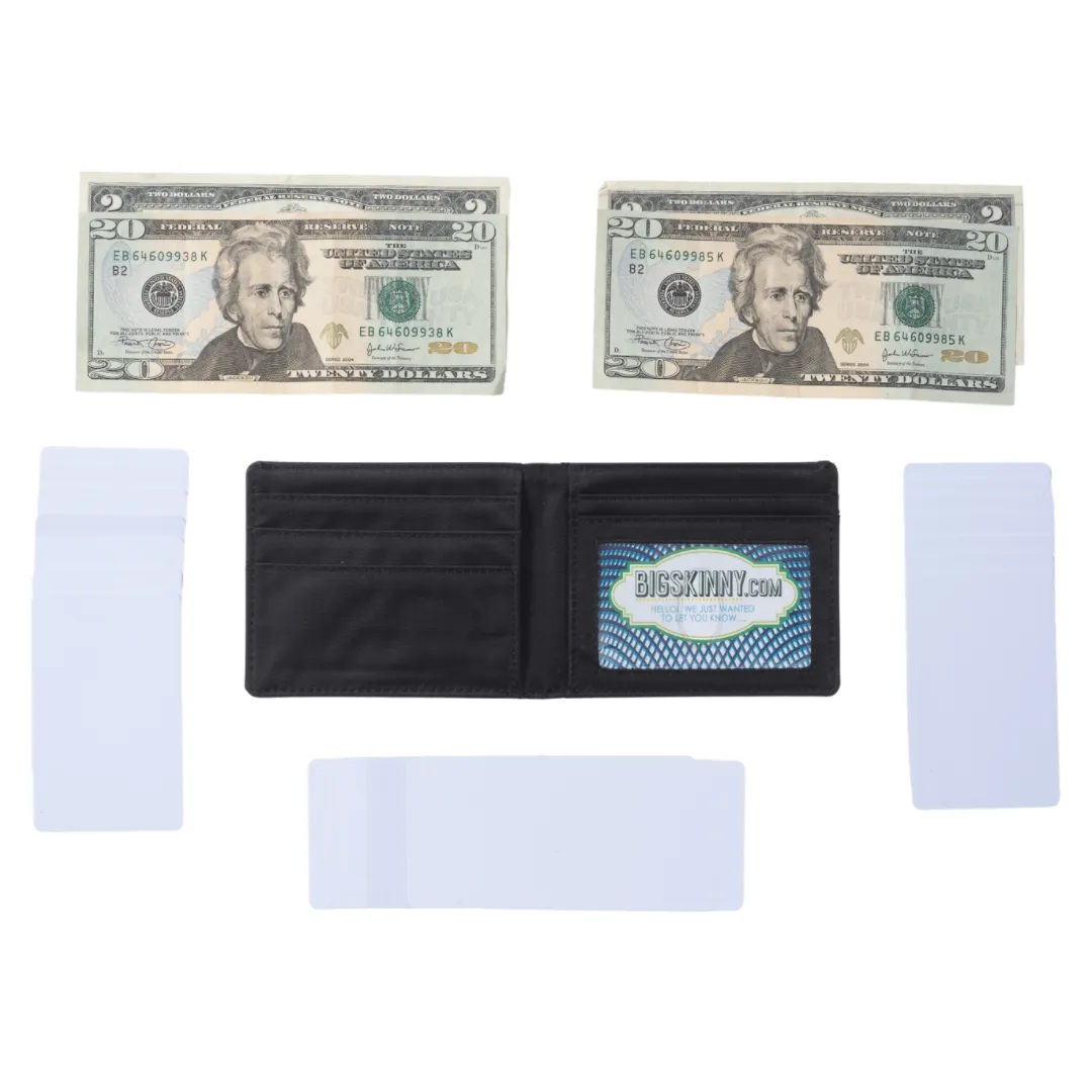 RFID Multi Bi-fold Black