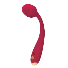 Rosegasm Long Stem Flexi G-Spot Vibe Rose - Red