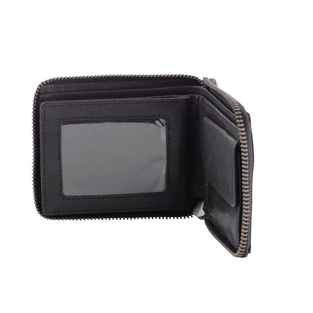 Rugged Hide RH-1006 Aris Leather Wallet Zipped around