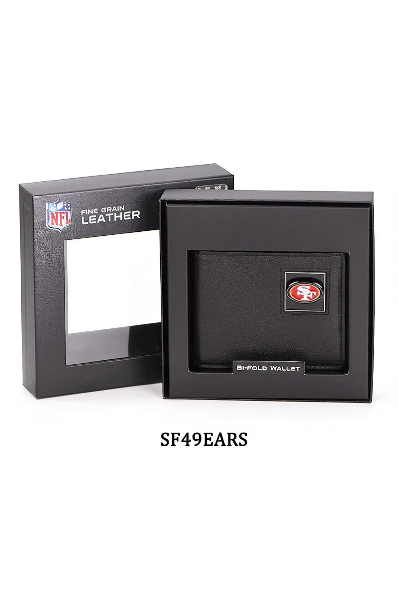 Sf49ears Nfl Bi-Fold Wallet Packaged In Gift Box