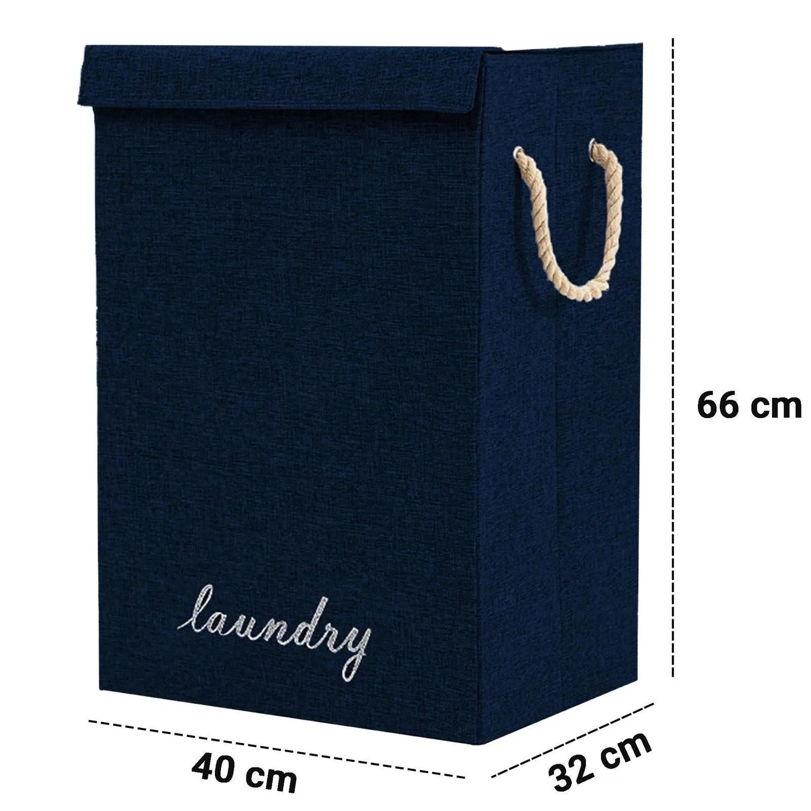 SG Traders 90L Collapsible Laundry Basket with Lid