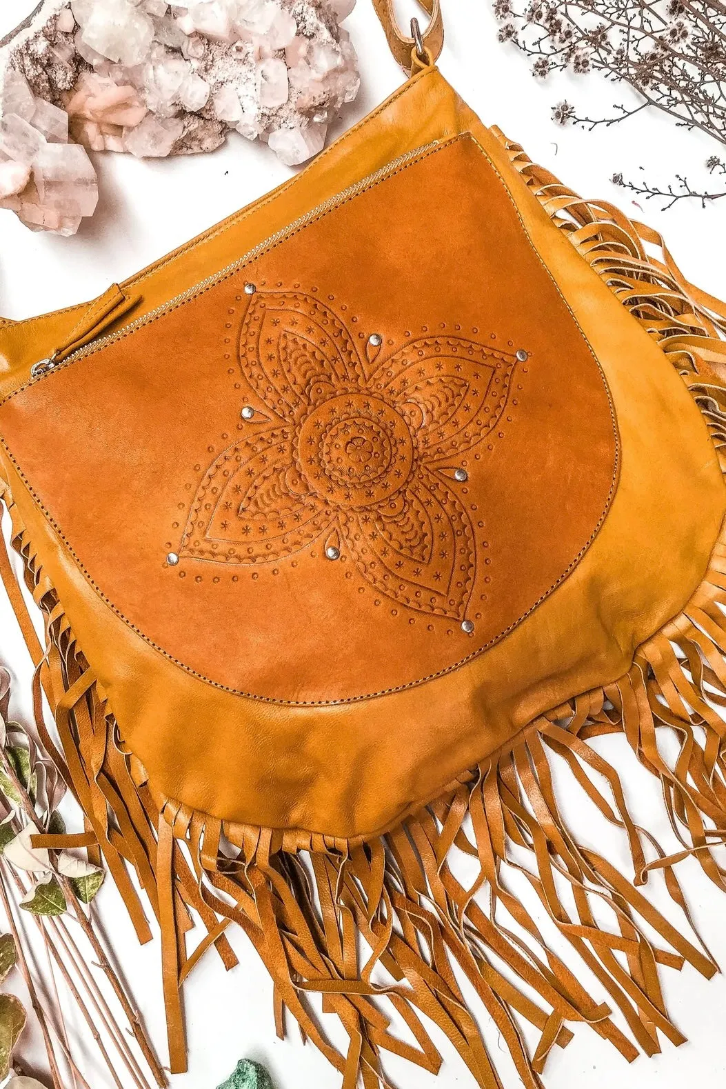 SIENNA BOHO BAG TAN