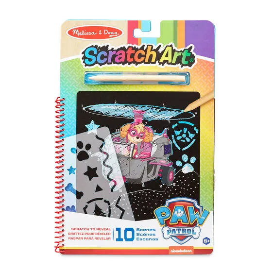 Skye Paw Patrol Scratch Art Pad