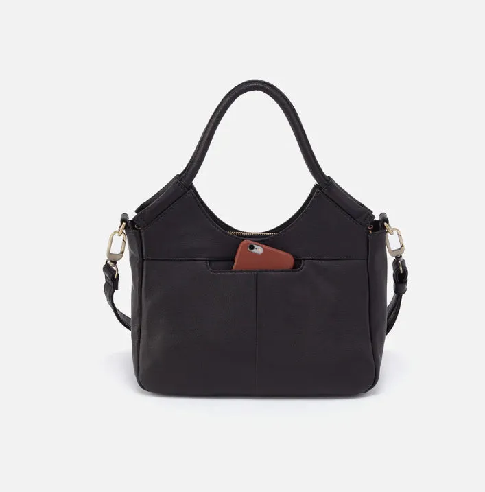 Small Handle Satchel in Black