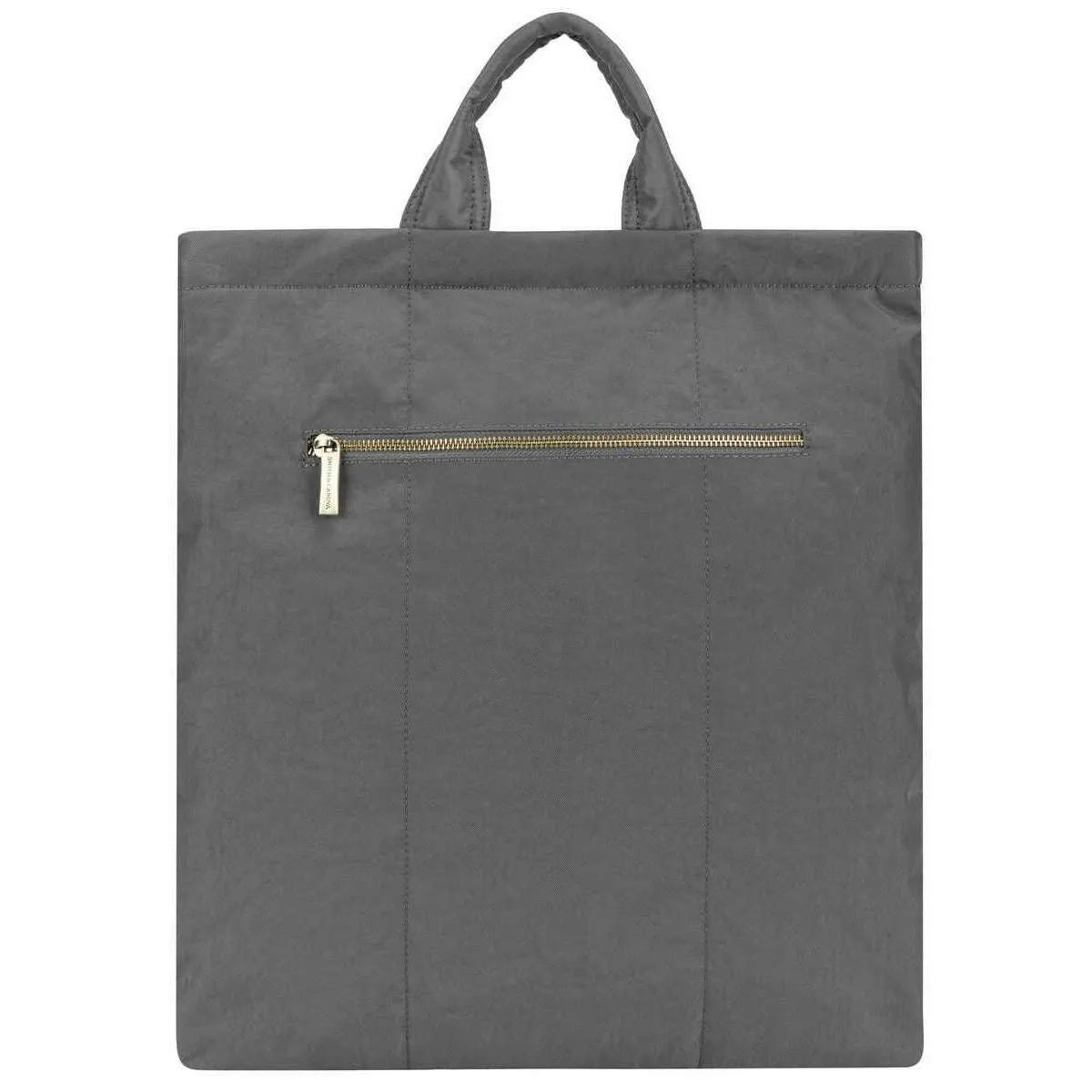 Smith and Canova Portrait Nylon Tote - Dark Grey