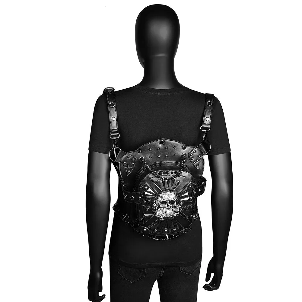 Steampunk Retro Rock Gothic Punk Shoulder Waist Bag