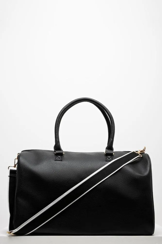 Strappy Weekender Bag Black