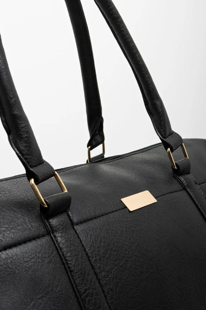 Strappy Weekender Bag Black