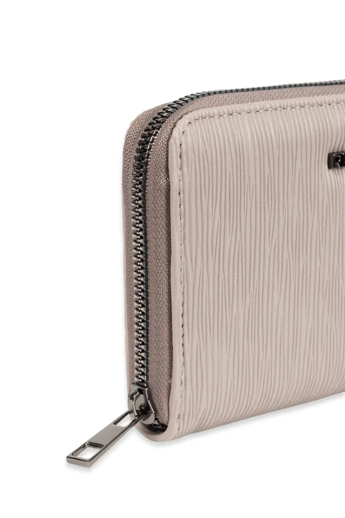 Textured Purse _ 147560 _ Taupe