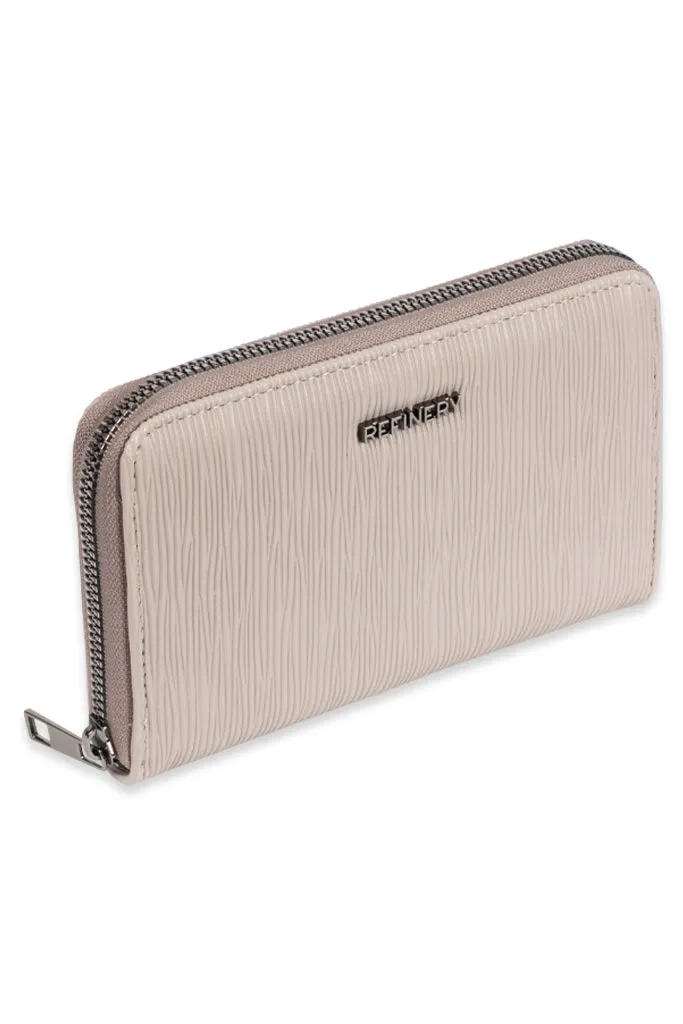 Textured Purse _ 147560 _ Taupe