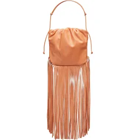 The Fringe Pouch Tote, Clay