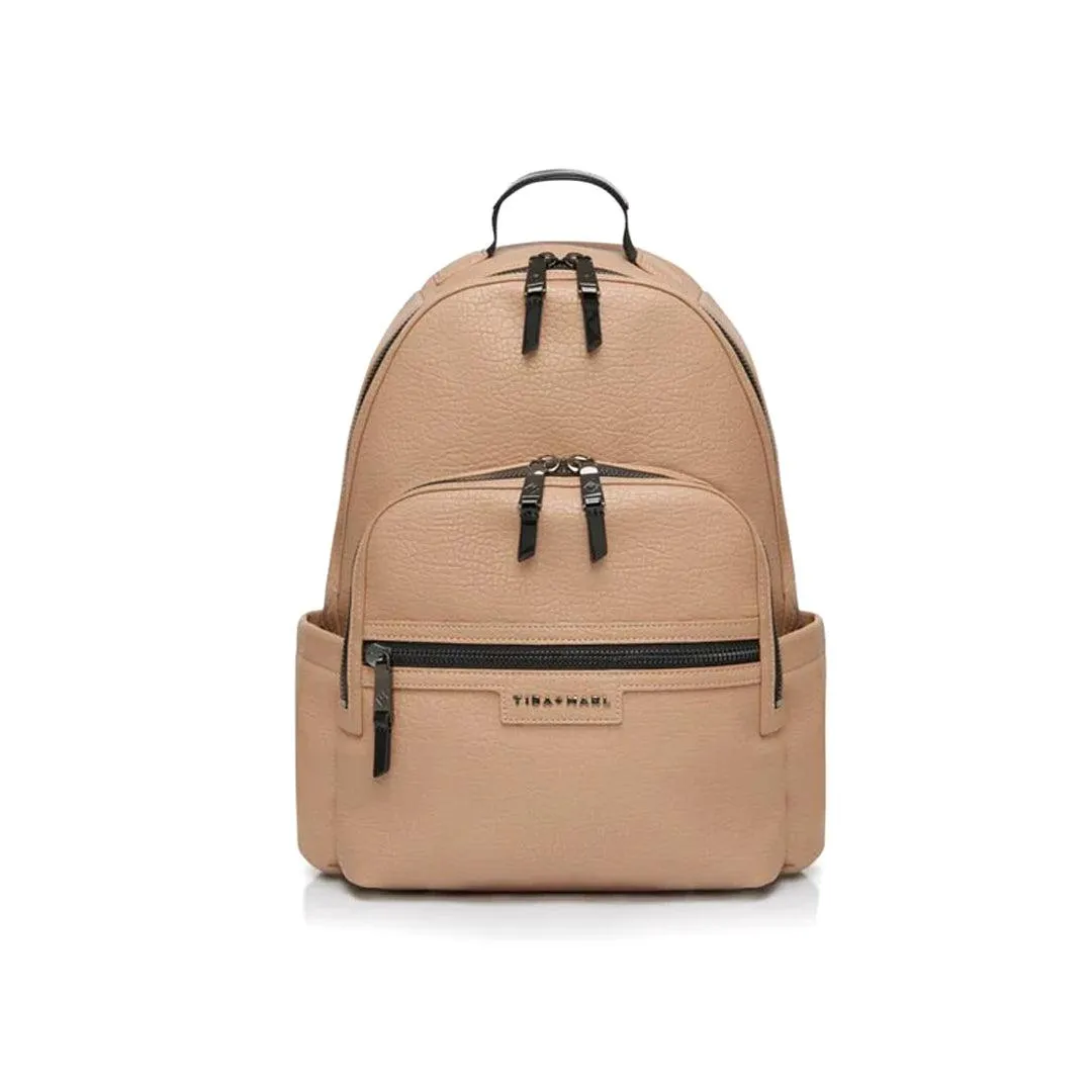 Tiba   Marl Elwood Twin Changing Backpack - Taupe