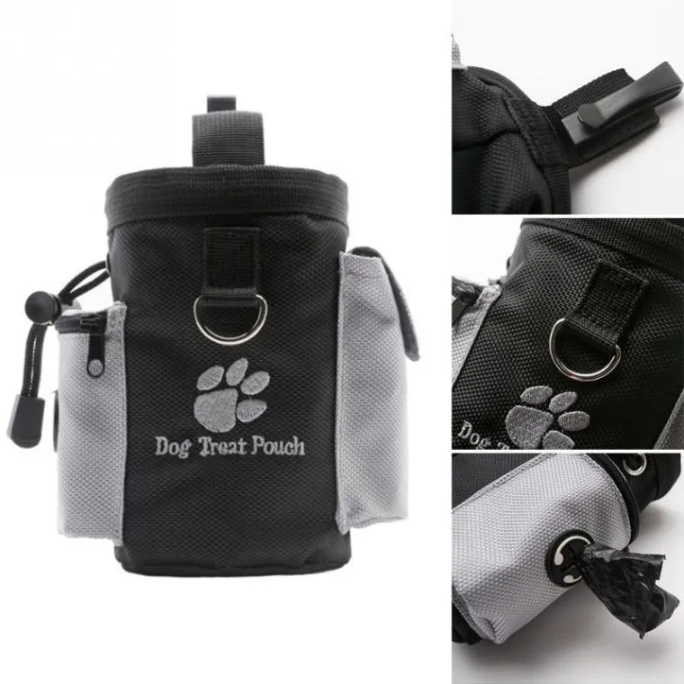 Treat & Tidy: Dog Treat Pouch with Built-In Poop Bag Dispenser!