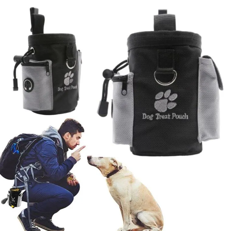 Treat & Tidy: Dog Treat Pouch with Built-In Poop Bag Dispenser!