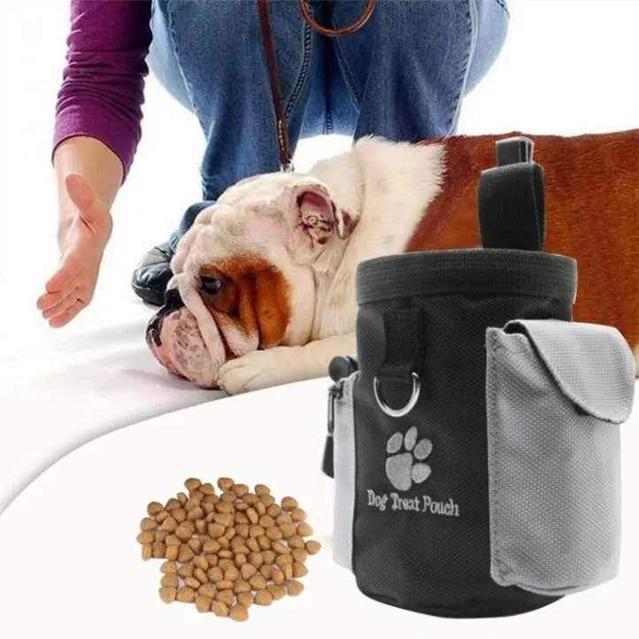 Treat & Tidy: Dog Treat Pouch with Built-In Poop Bag Dispenser!