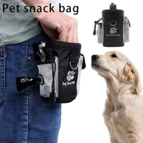 Treat & Tidy: Dog Treat Pouch with Built-In Poop Bag Dispenser!