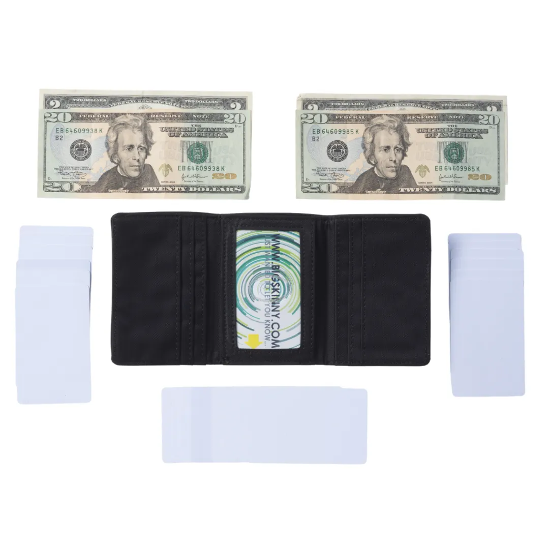 Tri-fold Wallet Black