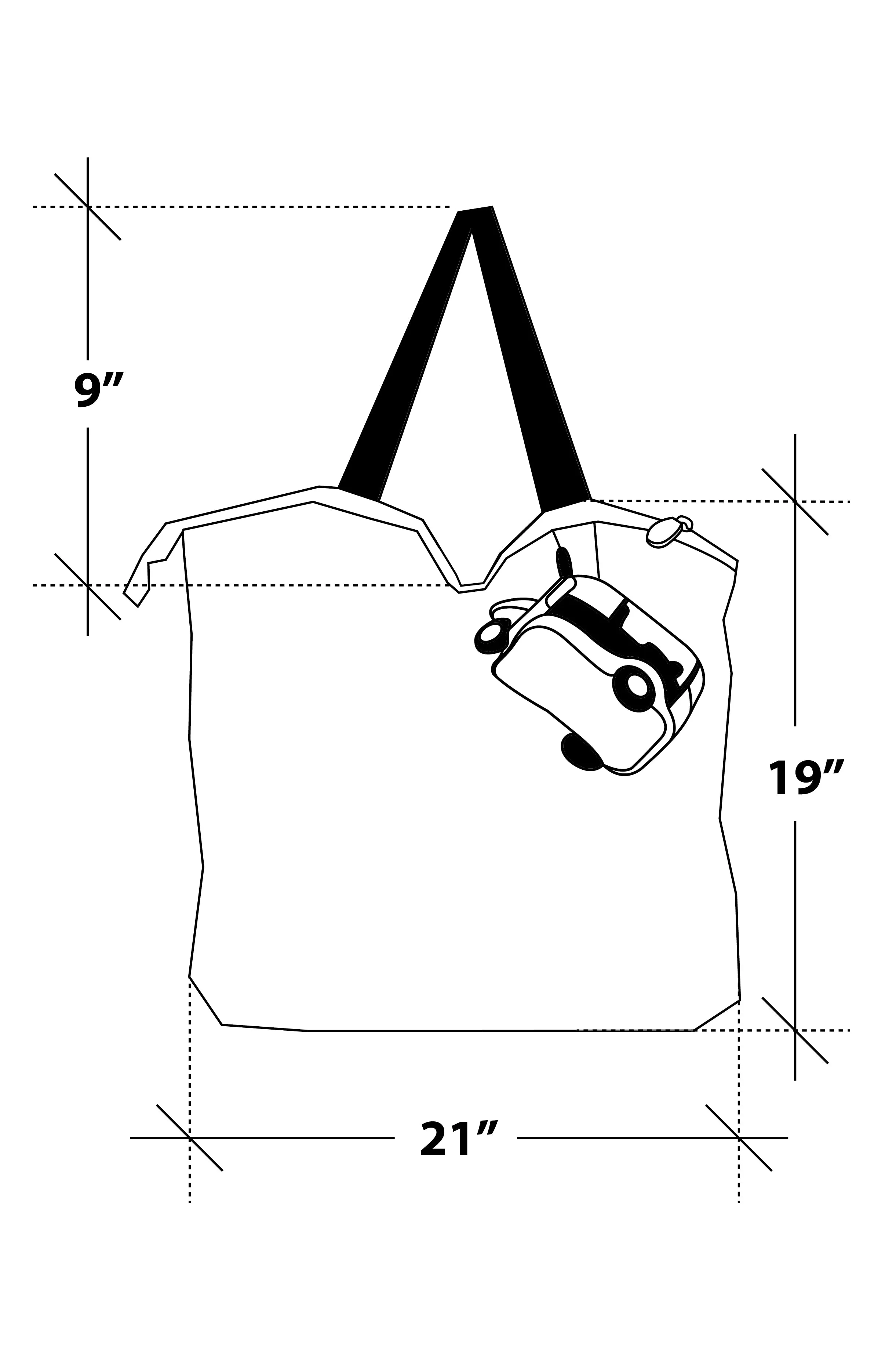 TUK TUK FOLDABLE ASIA - L : Grey / Orange