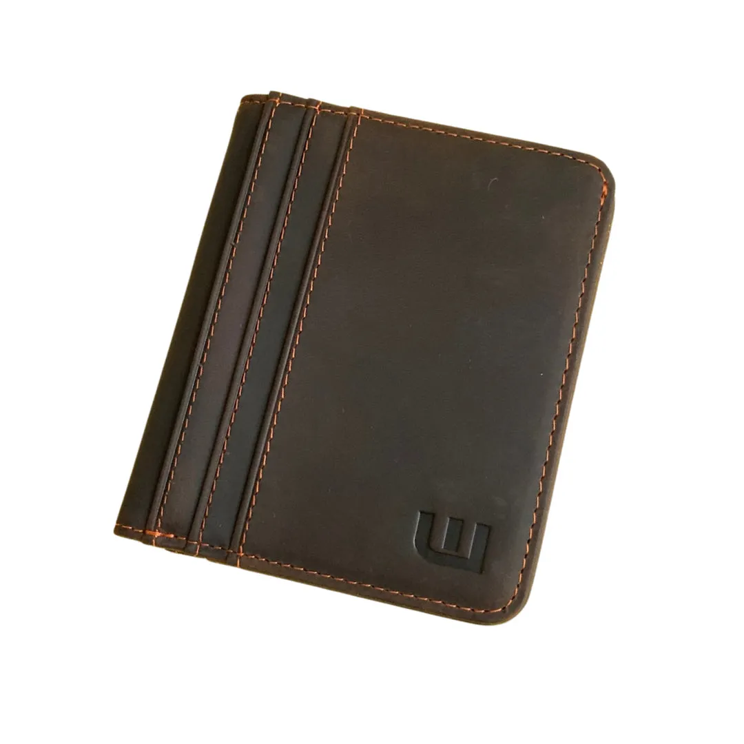 Two ID Bifold Leather Wallet - Heritage TX