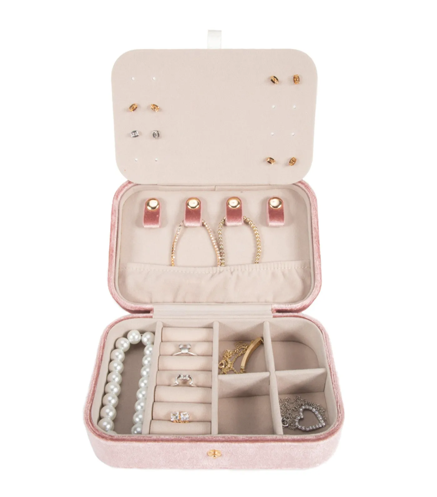 Vera Travel Jewelry Organizer Rose