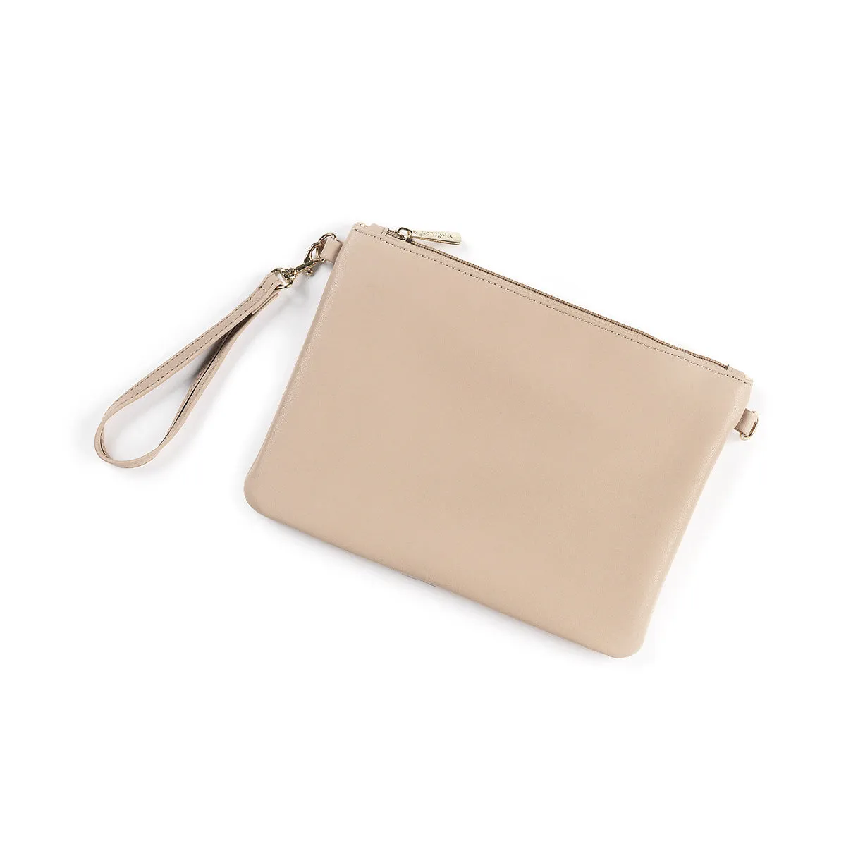 Viv & Lou Tan Madeline Wristlet