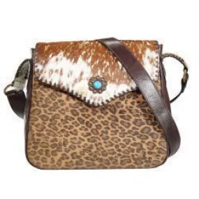 Womens Nocona Aspen Style Cheetah Multicolored Cross Body