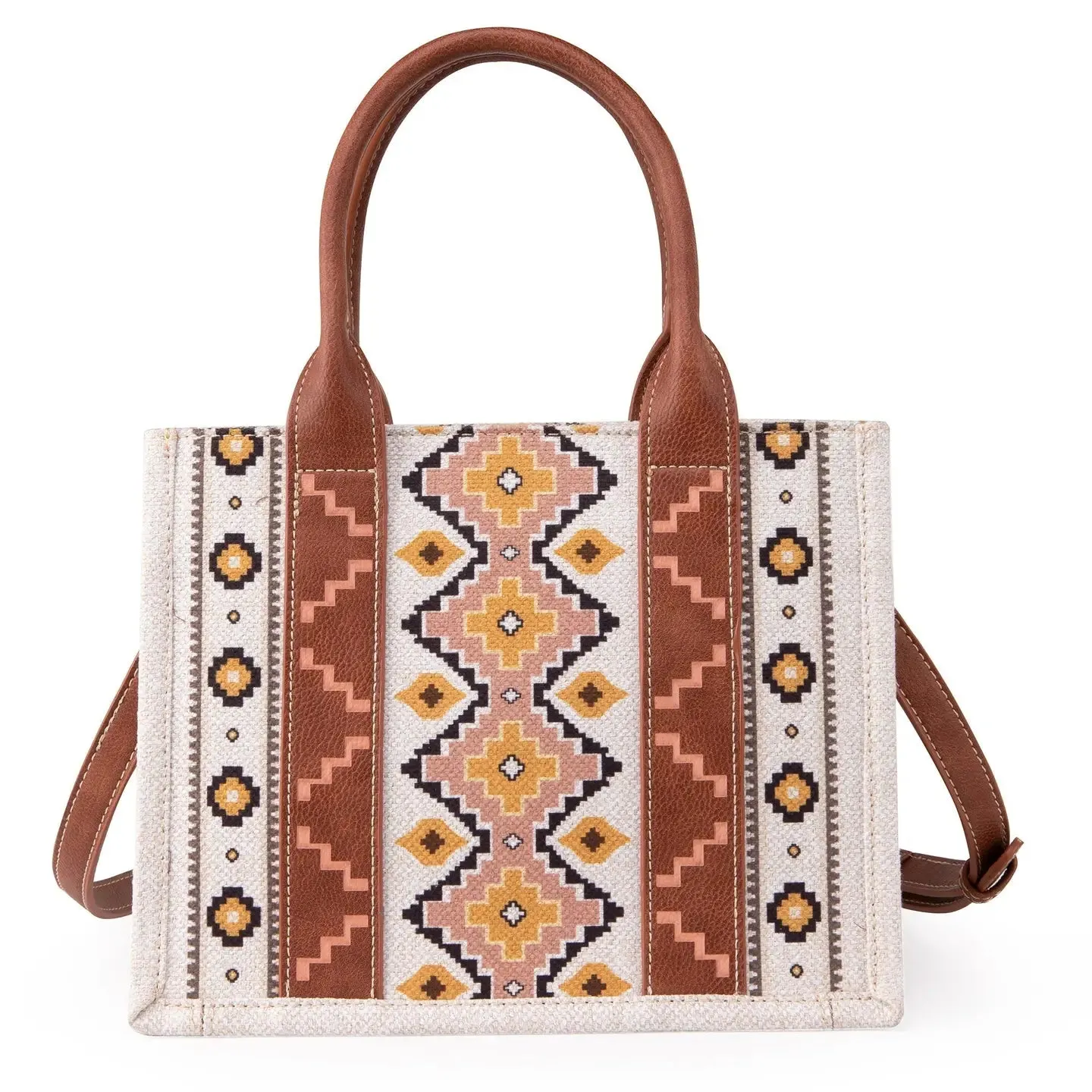 Wrangler Southwestern Print Canvas Tote