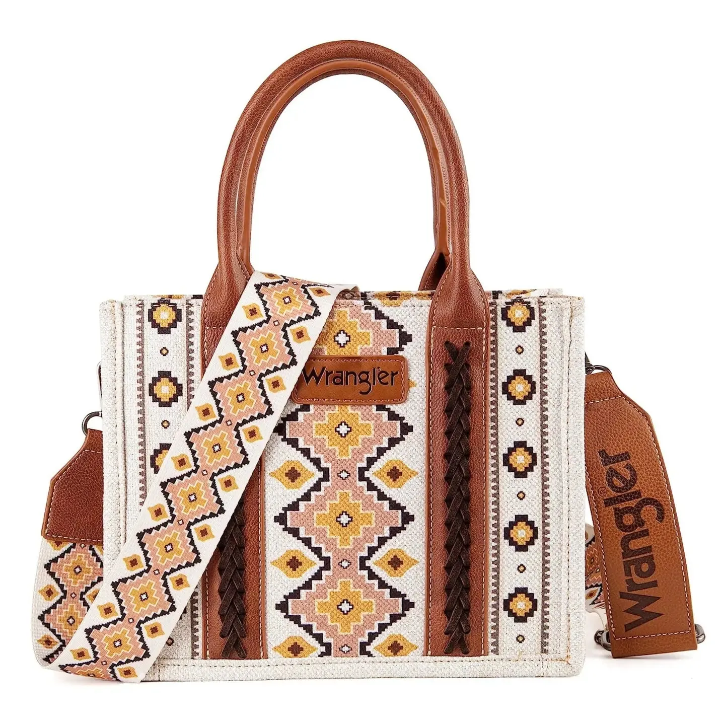 Wrangler Southwestern Print Canvas Tote