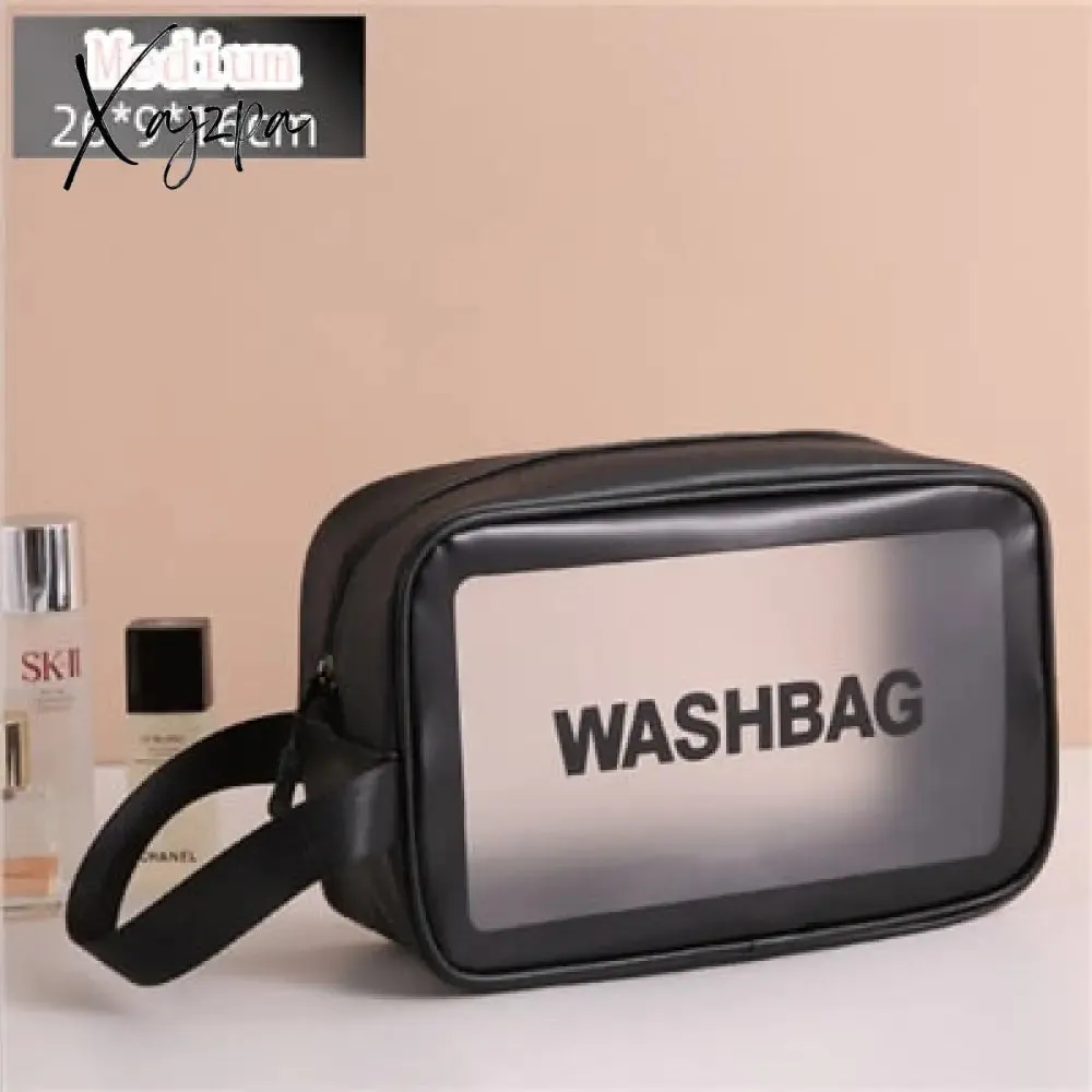 Xajzpa - Women Portable Travel Wash Bag Female Transparent Waterproof Makeup Storage Pouch Large Capacity Cosmetic Organizer Beauty Case