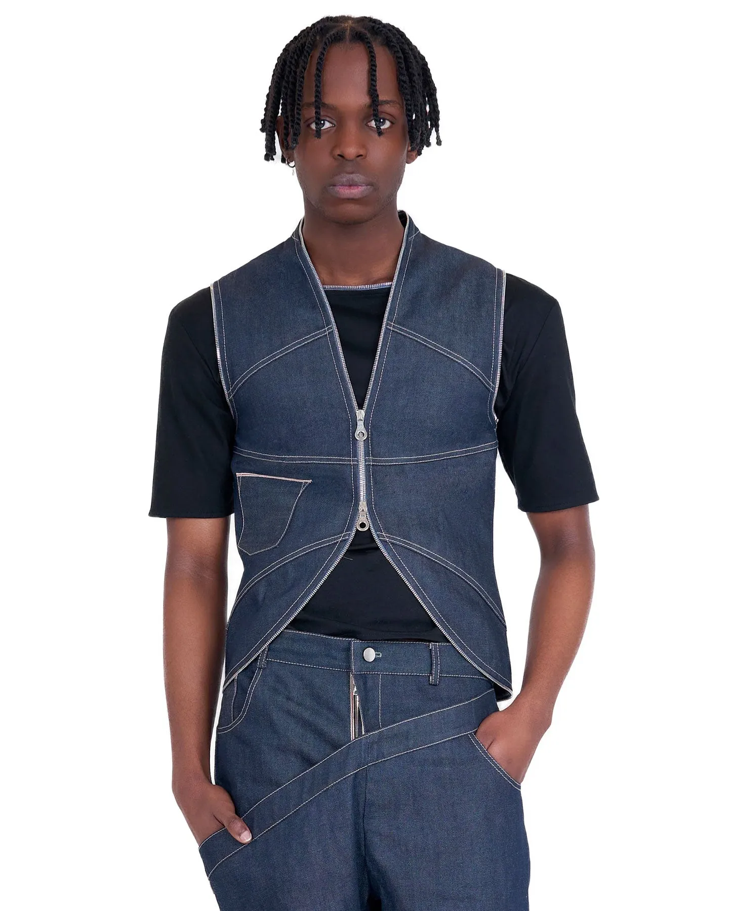 YEF DENIM WAISTCOAT